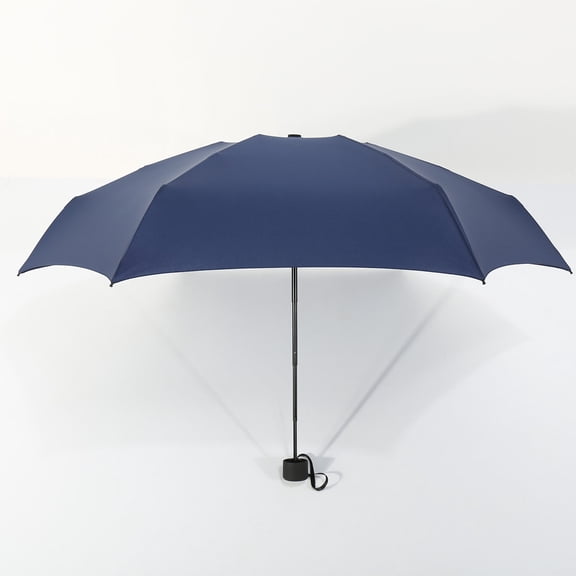 Mini Pocket Compact Sun Umbrella 5 Folding, 6.69 Inches Folded, Windproof Rain Travel Umbrella, 190T Fabric, Lightweight, Perfect Purse Backpack Camping Accessories