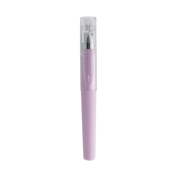 Mini Pocket Gel Ballpoint Pen,Fine Point Quick Dry Smooth Writing Pens High-End Series,Portable Black Signature Pen for Office Daily Writing,2ml Ink Capacity,Purple