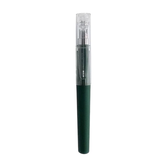 Mini Pocket Gel Ballpoint Pen,Fine Point Quick Dry Smooth Writing Pens High-End Series,Portable Black Signature Pen for Office Daily Writing,2ml Ink Capacity,Green