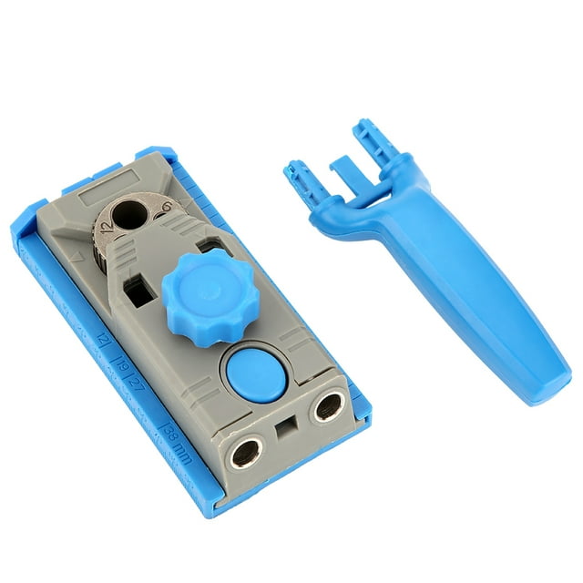 Mini Pocket Hole Jig Drill Guide Wood Doweling Joint Woodworking