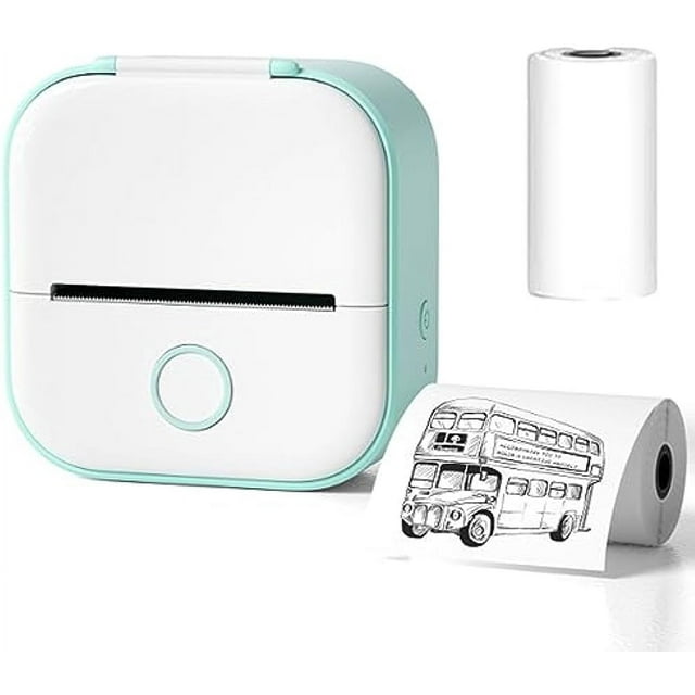 Mini Pocket Printer, 2023 New Inkless Sticky Note Printer Bluetooth