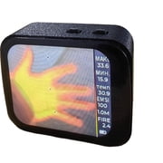 Mini Pocket-Sized Thermal Imager With Touchscreen - Portable Infrared Thermometer & Heat Leak Detector For Home Inspection And Phone Repair,Black