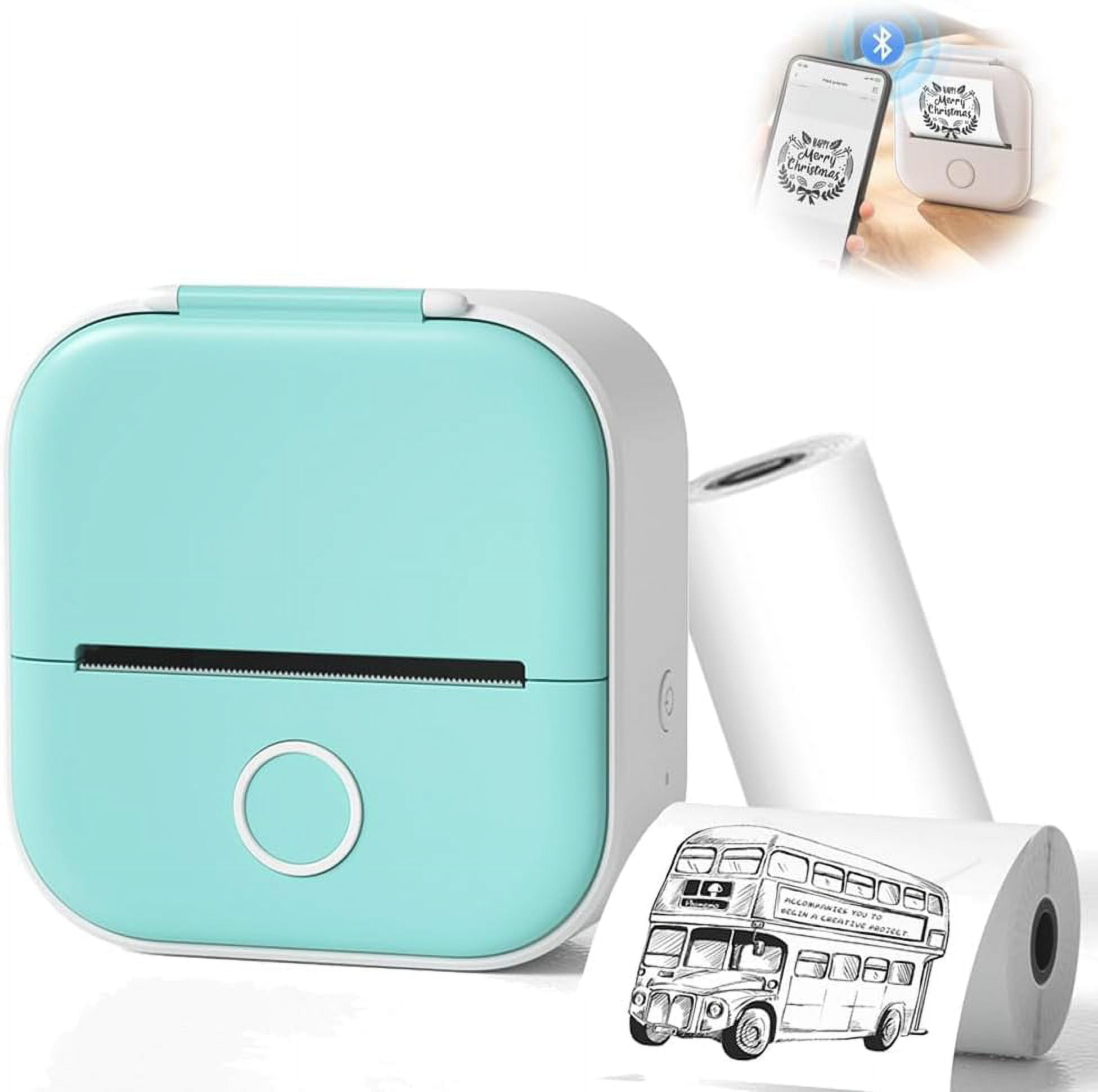 Mini Pocket Sticker PrinterT02 Sticker Maker Machine Mini Printer