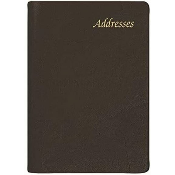 Mini Pocket Telephone Address Book, Fits in Wallet, Black, 2.25 x 3.25"