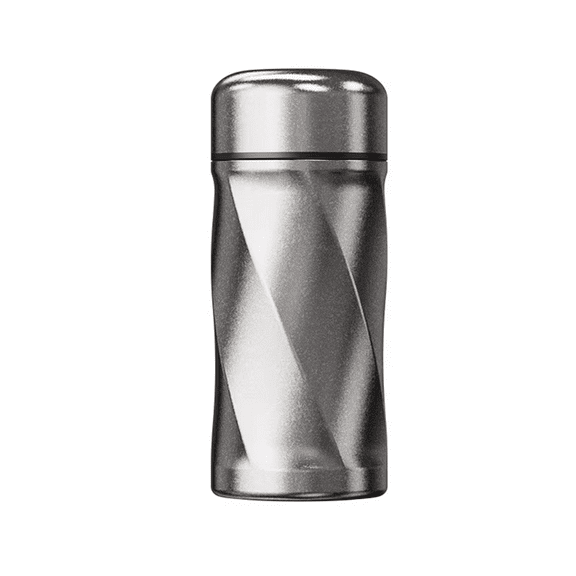 Mini Pocket Titanium Mug Tumbler 200ML Tea Infuser Separation Titane Flask Cup Bottle for Coffee Vacuum Flask Cup,1 * Flask Cup,Silver