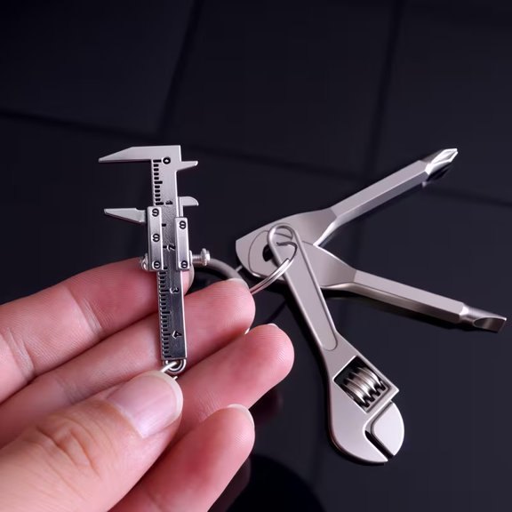 Mini Pocket Vernier Caliper Tool Set with Screwdriver - Precision Measuring Tool for DIY and Home Repairs