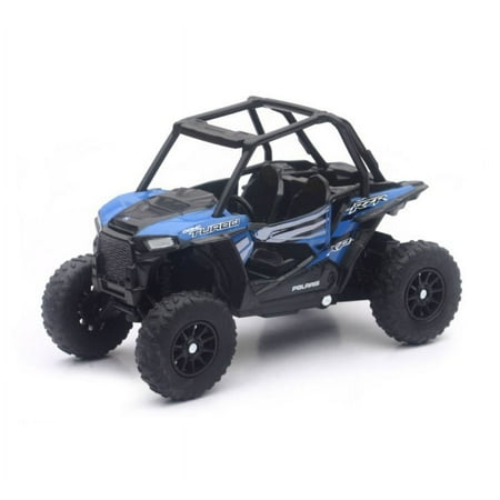 Mini Polaris RZR XP1000 EPS, Blue - New Ray 07343 - Model Toy Vehicle