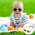 thumbnail image 1 of Mini Polarized Sunglasses & Infant Eyewear, UV400 Protection With Adjustable Anti-Lost Strap, 0-3 Years Toddlers, 4.3" (Blue), 1 of 3