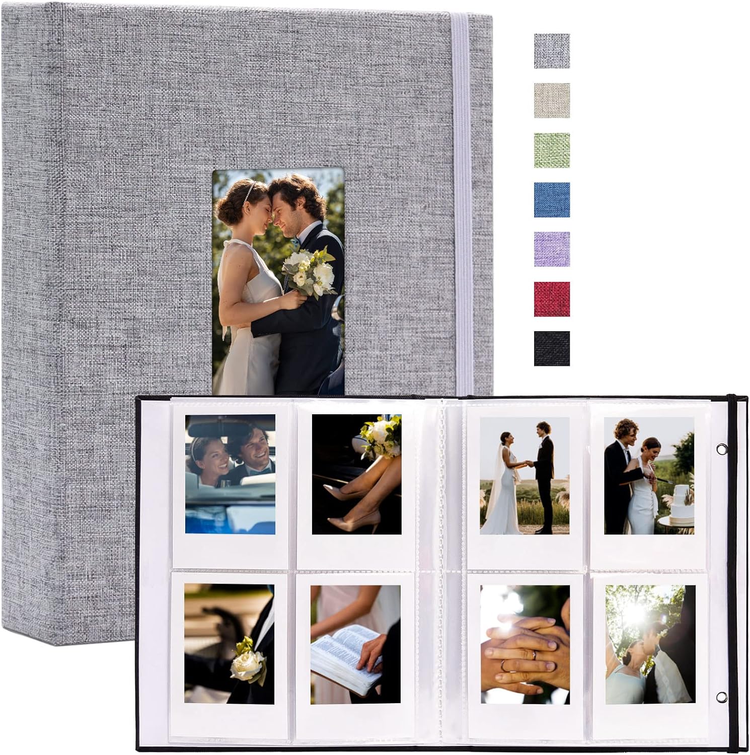 Album Photo Pour Films Instax Mini Et Photos 2x3 Pouces - 272 Pochettes Avec 320 Notes Autocollantes
