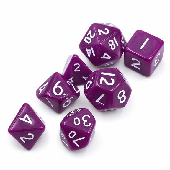Mini Polyhedral Dice Set 0.3937 in Acrylic DND Dice for Tabletop RPG Board Games