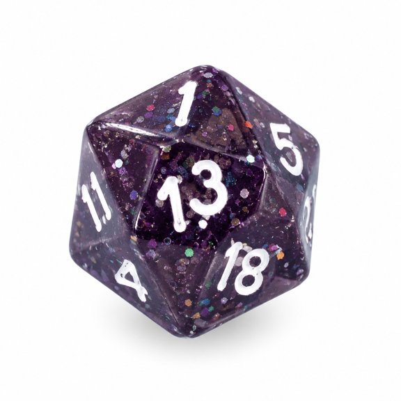 Mini Polyhedral Dice Set 0.3937 in Acrylic DND Dice for Tabletop RPG Board Games