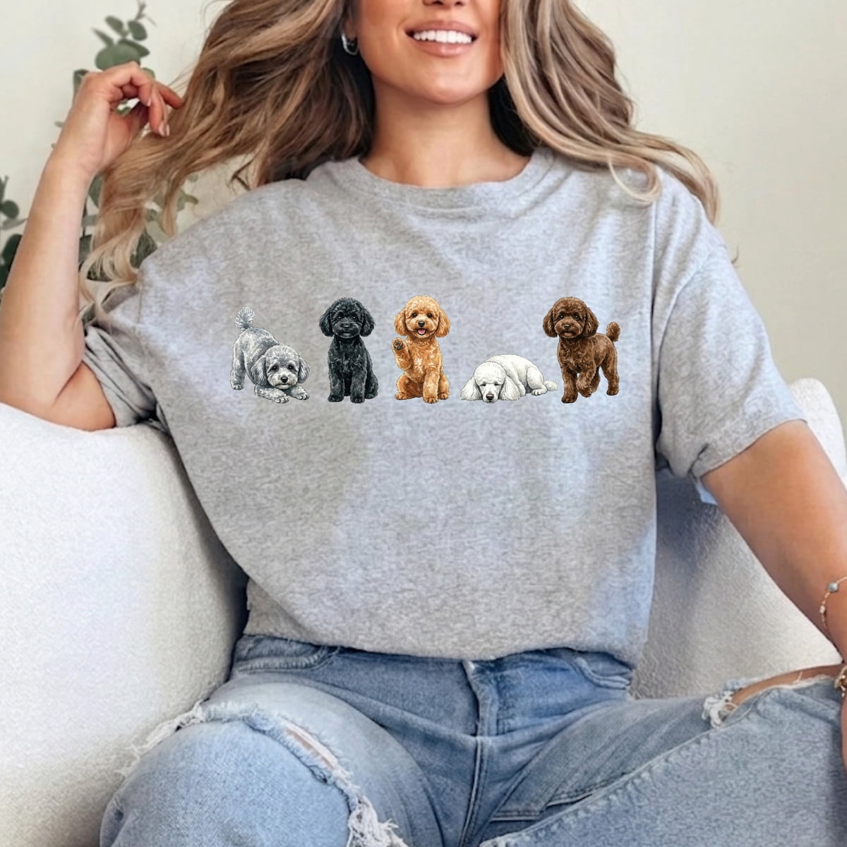Podle Mini Mini Poodle Mama Dog Mom T-Shirt - Walmart.com
