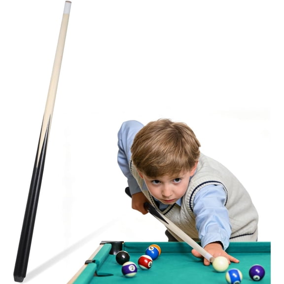 Mini Pool Cue Stick 18.89In Lightweight Kids Billiard Cue Short Pool Stick for Children Learning and Small Space Play