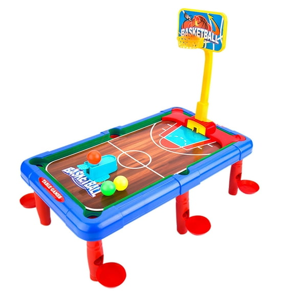 Mini Pool Table Billiards 7 In 1 Set Curling Basketball Golf Tabletop ...