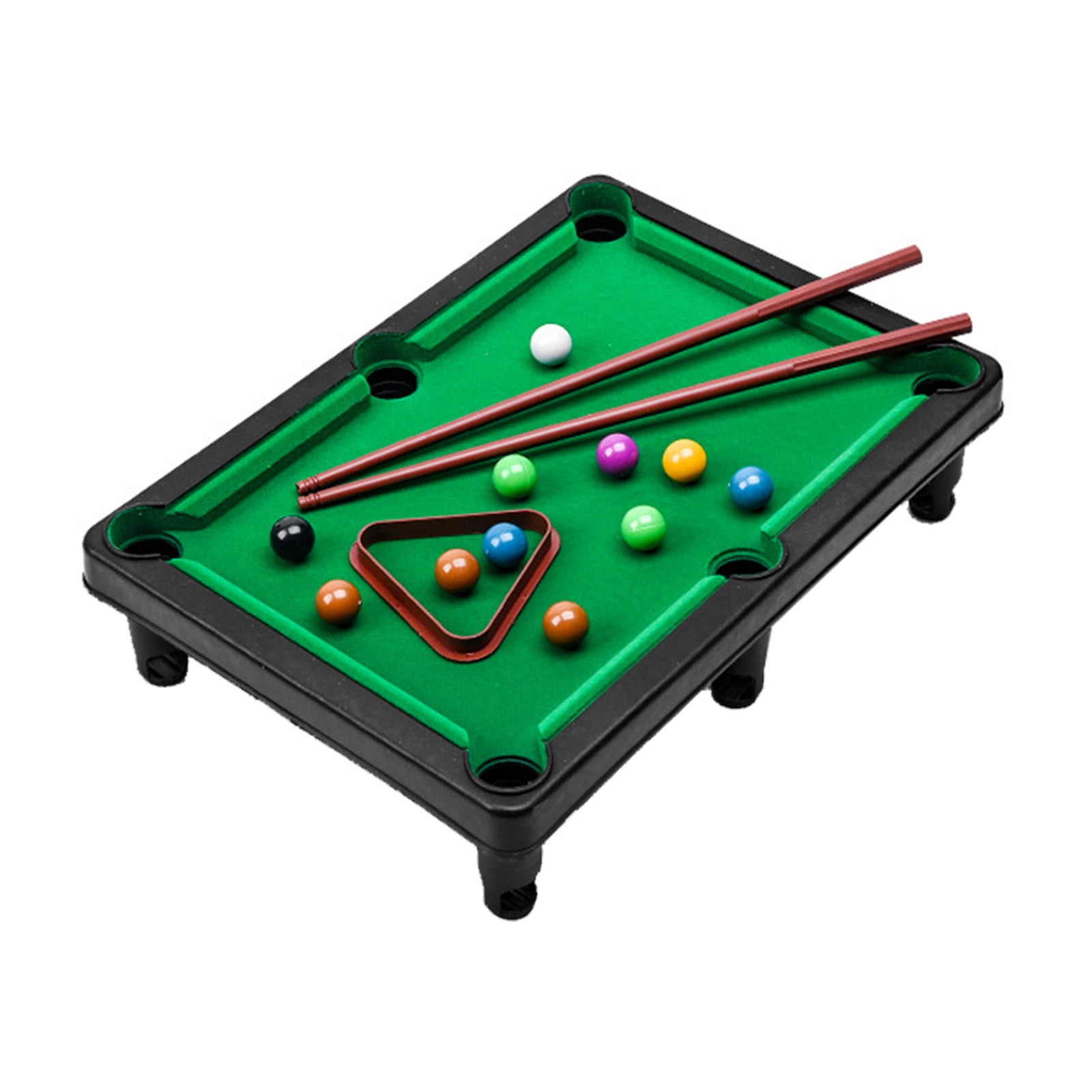 Mini Pool Table Table Billiards Game Set With 2 Sticks & 11 Balls Home