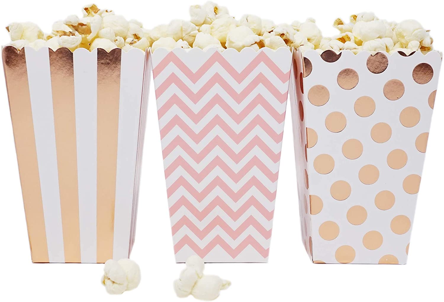 Fafor Mini Mini Popcorn & Candy Favor Treat Boxes for Birthday, Bridal and Baby ...