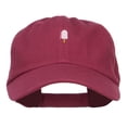 thumbnail image 1 of Mini Popsicle Embroidered Low Cap - Wine OSFM, 1 of 5