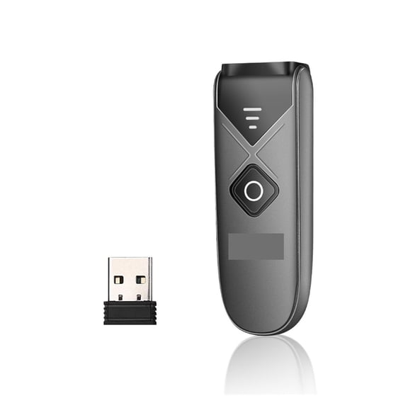 Mini Portable 1D Barcode Scanner 2.4G Wireless Bluetooth Wireless & USB Wired Bar Code Reader 2D Scanner ,Easy to Operate