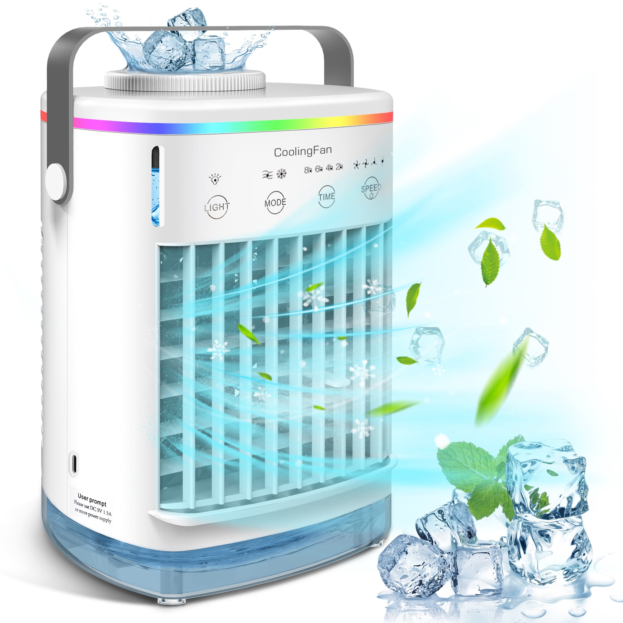 https://i5.walmartimages.com/seo/Mini-Portable-Air-Conditioner-Evaporative-Cooler-Personal-Cooling-Fan-Humidifier-4-Speeds-7-Colors-Room-Office-Desk-Outdoors-Travel-White_521bfb7b-f0b0-4aba-98c3-9c5f6b72e0d7.777bd26e7998ffa2549c1d8f6ce25c97.jpeg