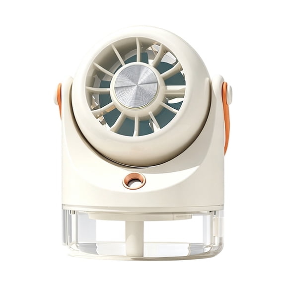 Mini Portable Air Conditioner Fan Super Quiet USB Powered with Battery for Camping Travel Office Desk Personal Cooling