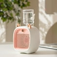 thumbnail image 1 of Mini Portable Air Conditioner,Mini Portable Air Conditioner Quiet Desk Fan, Humidifier Misting Fan, Small Air Conditioner 3 Speeds AND LED Light, Evaporative Cooler For Home, Office, Room, 1 of 7