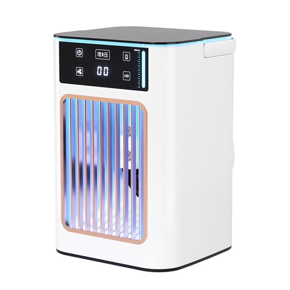 Mini Portable Air Conditioner, Personal Air Cooling Fan and Humidifier Cooler Fans with Double Atomization and 900mL Water Tank, Silent Fan for Room & Office Desk/Dorm