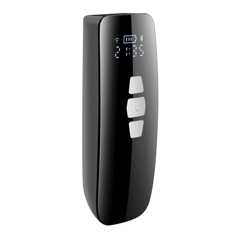 Mini Portable Bluetooth Scanner 1D Code Wireless Barcode with Screen ...