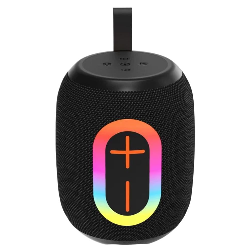 Mini Portable Bluetooth Speaker with RGB Light, Fabric Outdoor Audio ...