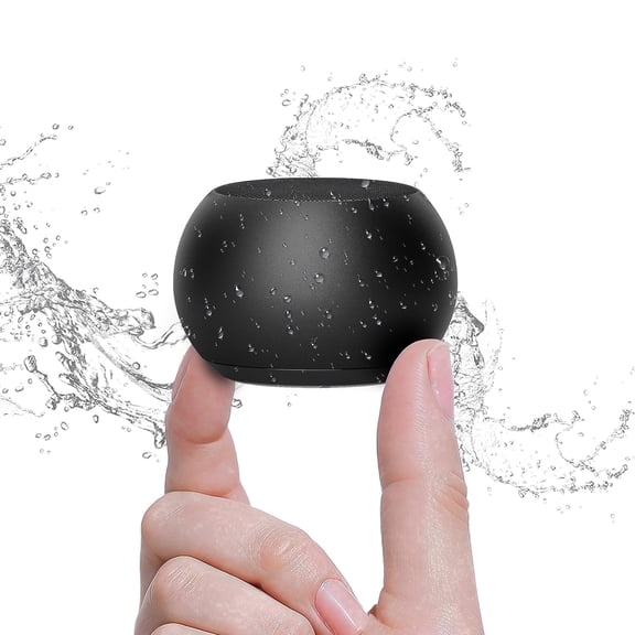 Mini Bluetooth Speaker, Portable Wireless Speaker with Stereo Sound and Deep Bass, Bluetooth 5.4, 8H Playtime, IP68 Waterproof, Compact Pocket Speakers for Home, Outdoor, Shower, Travel, Ideal Gift