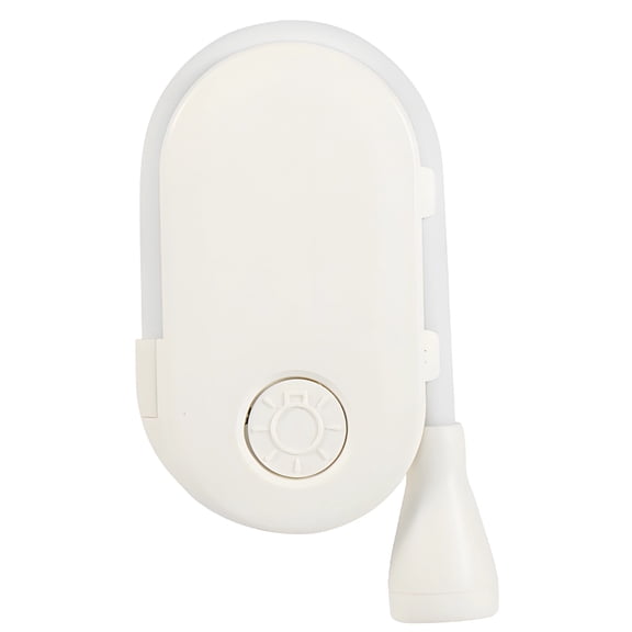 Mini Portable Book Light, Rechargeable Clip On Book Light with USB, Wireless Reading Light with Flexible Gooseneck, Dual-Use Standing & Clamping, White