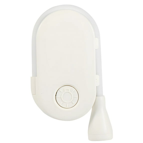 Mini Portable Book Light, Rechargeable Clip On Book Light with USB, Wireless Reading Light with Flexible Gooseneck, Dual-Use Standing & Clamping, White