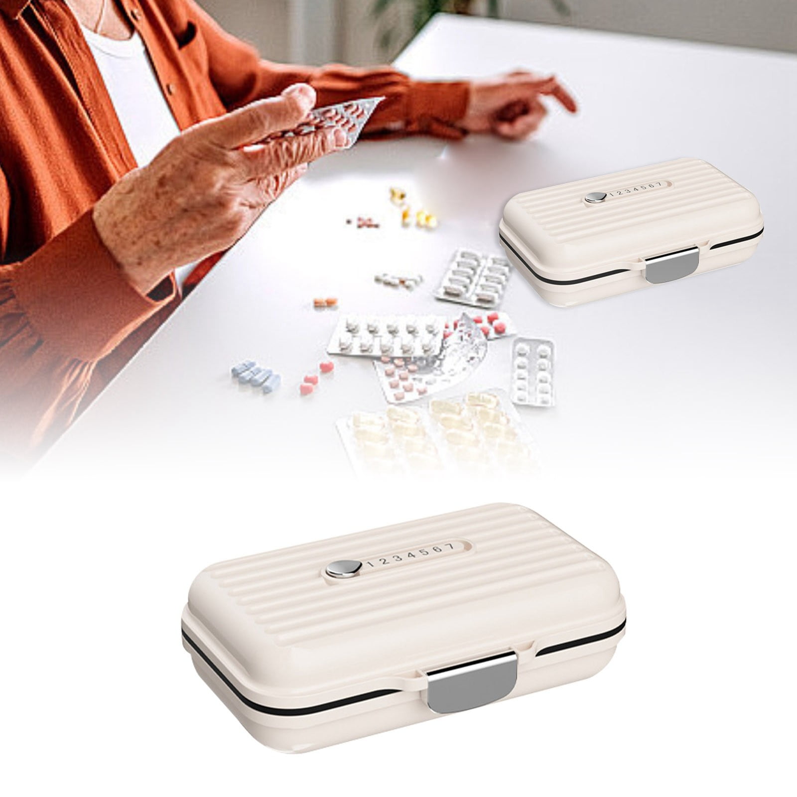 Mini Portable Box Portable Daily Box Organizer Case Travel Storage