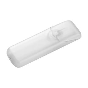 Mini Portable Case,Dental Floss Picks Dispenser Box with Lid,Refillable Toothpicks Storage Boxes,Mini Organizer for Small Parts,Perfect for Your Purse and Travel Bag(3.31x0.98")(Grey)