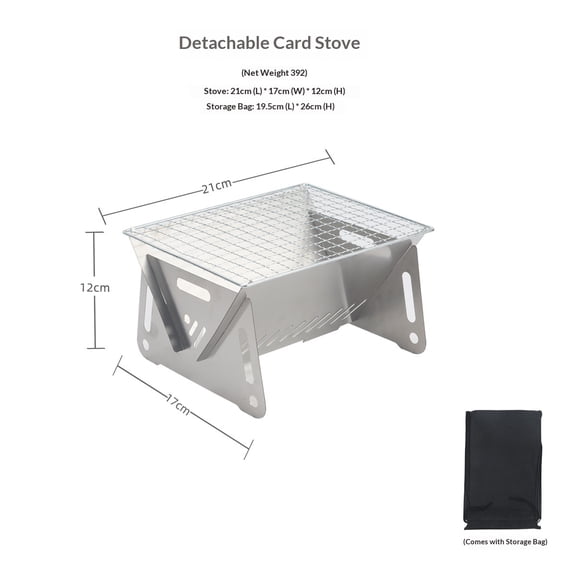 Mini Portable Charcoal Grill,Small BBQ Grill Tabletop Fire Pit for Camping Patio Outdoor Stainless Steel Camping Folding Barbecue Grills Grills