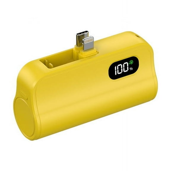 Mini Portable Charger 5000mAh Power Bank for iPhone, USB C Cell Phone Portable Power, LCD Display Battery Pack Compatible with iPhone 16/16 Pro Max/15/14/13/12/11/XR/8/ Samsung,Android Phones etc