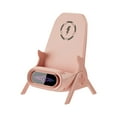 thumbnail image 1 of Mini Portable Charger,Magnetic Wireless Charger,2025 Upgrade Mini Chair Wireless Fast Charger Multifunctional Phone Holder, 3 in 1 Wireless Charger Station Phone Stand 15W Fast Charger,Pink, 1 of 2