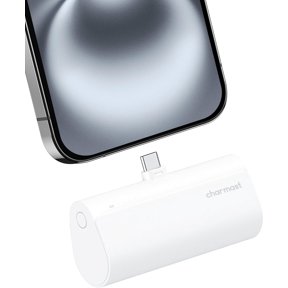 Mini Portable Charger USB-C Connector, 5000mAh Small Power Bank