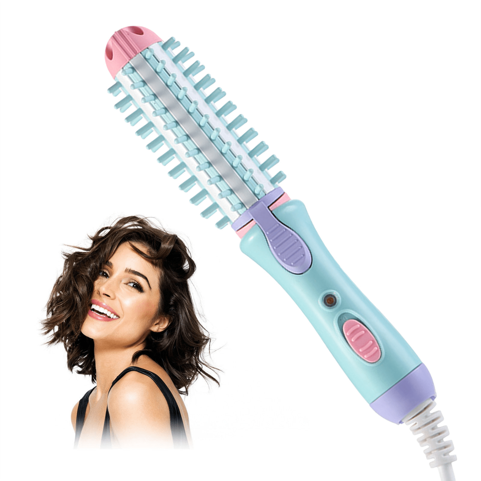 Mini Portable Curling Iron Travel Size, Home Travel 2 in 1 Curling Iron ...