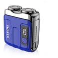 thumbnail image 1 of Mini Portable Electric Shaver for Men, IPX7 Waterproof Dual‑Head Magnetic Razor, USB Rechargeable Pocket Travel Shaver, Cordless One‑Button Grooming Shaver with Extra Replacement Head, 1 of 8