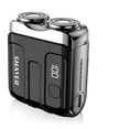 thumbnail image 1 of Mini Portable Electric Shaver for Men, IPX7 Waterproof Dual‑Head Magnetic Razor, USB Rechargeable Pocket Travel Shaver, Cordless One‑Button Grooming Shaver with Extra Replacement Head, 1 of 8