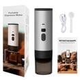 thumbnail image 1 of Mini Portable Espresso Maker - Self-Heating Travel Coffee Machine for Camping & Cars, Works with Ground Coffee & Capsules, Compact Battery Powered Brewer, 1 of 6