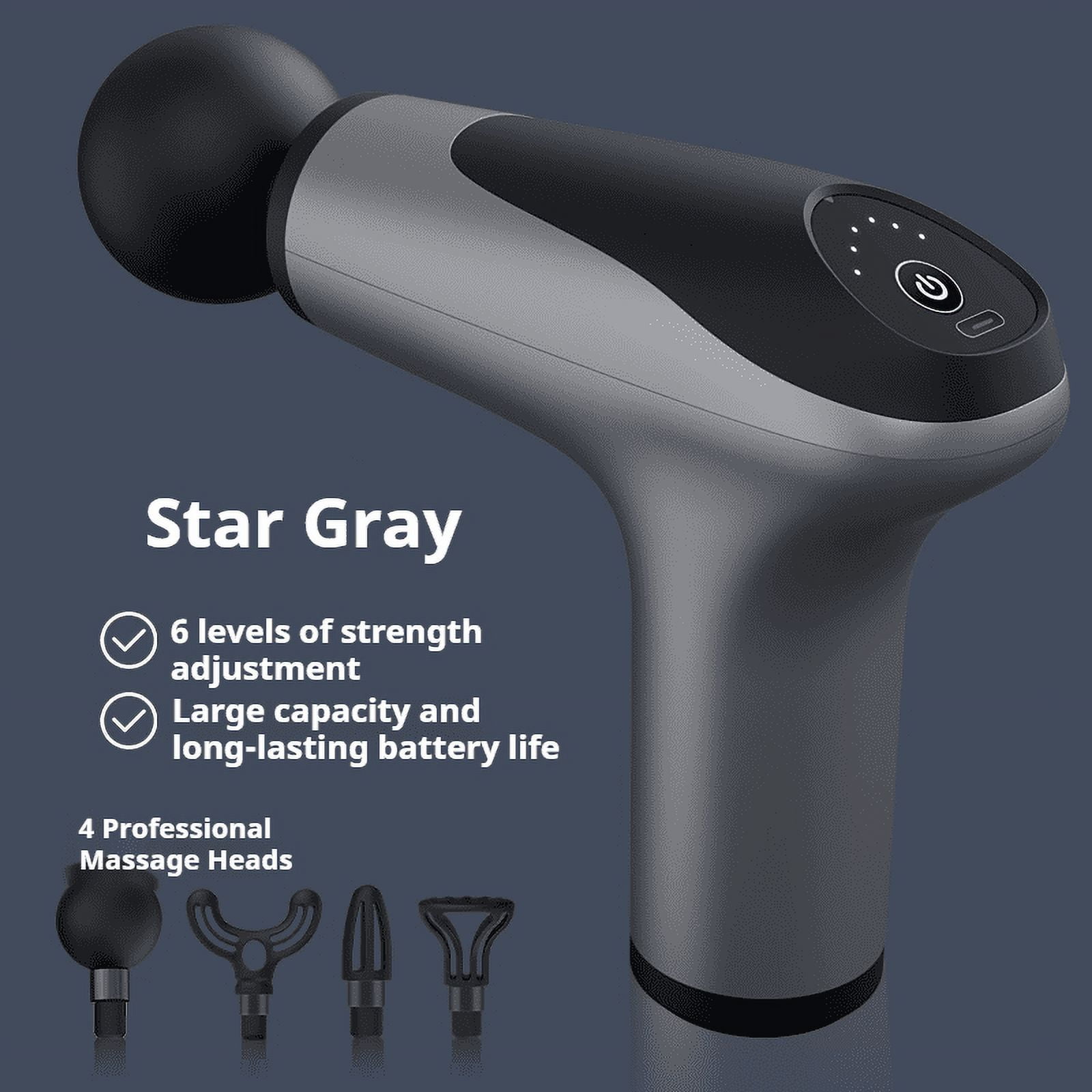 Mini Portable Exercise Muscle Relaxation Meridian Multi gear Adjustment Low Noise Precision Sound Massager Fascia Gun