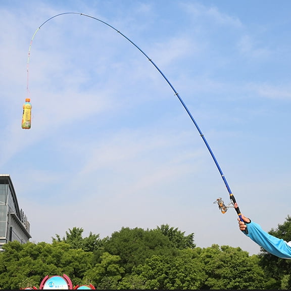 Mini Portable Explosion Raft Fishing Rod Carbon Short Section Telescopic Pole for Travel Fishing Enthusiasts