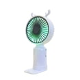 thumbnail image 1 of Mini Portable Fan, Adjustable Speed Powerful Handheld Fan, Battery Operated Cute Design Personal Small Fan, USB Rechargeable Makeup Eyelash Hand Fan Travel Essentials for Women Men Girls, 1 of 6