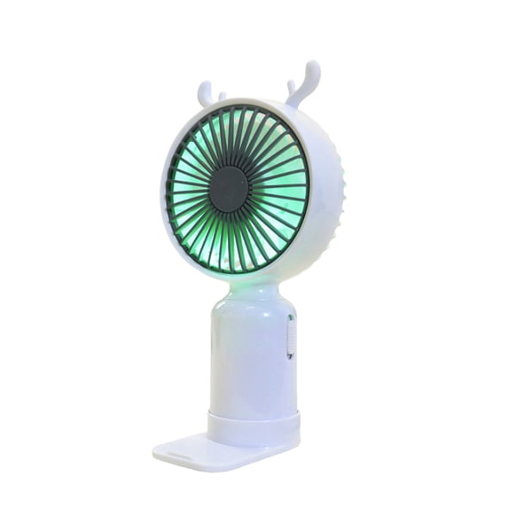 Mini Portable Fan, Adjustable Speed Powerful Handheld Fan, Battery Operated Cute Design Personal Small Fan, USB Rechargeable Makeup Eyelash Hand Fan Travel Essentials for Women Men Girls