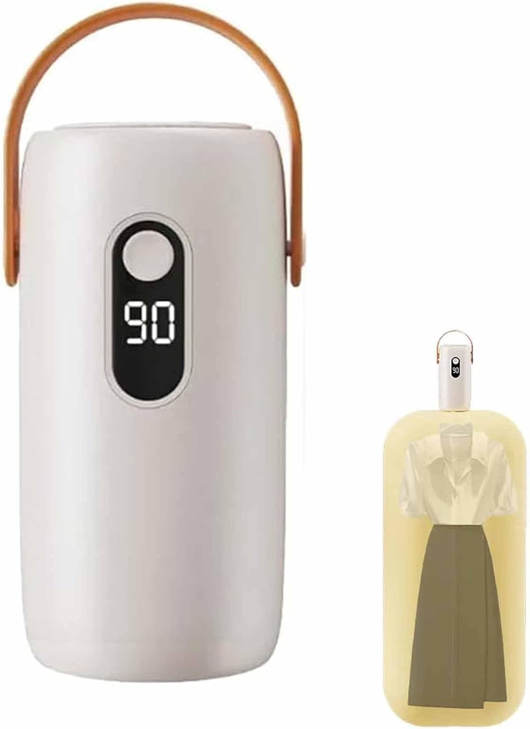 Mini Portable Foldable Clothes Dryer, Small Portable & Compact Clothes Dryer, Hanging Clothes Dryeies, Quiet Fast-Drying Machine, With Dry Bag Amd Hook, Overheat Protection, For Travel Home (1PCS)