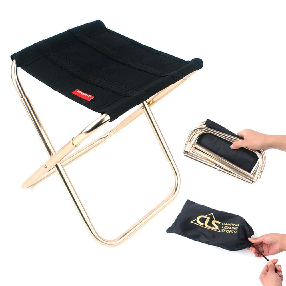 Mini Portable Folding Chair Outdoor Camping Fishing Picnic Beach Stool Seat