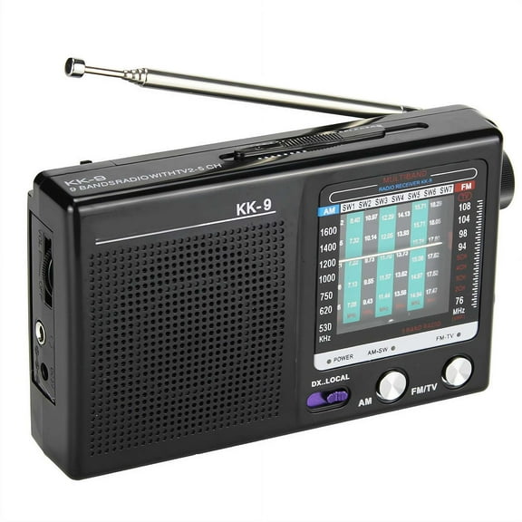 Mini Portable Full-band Radio For The Elderly AM FM Battery Operated Portable Radio Longest Lasting Best Reception New 2025