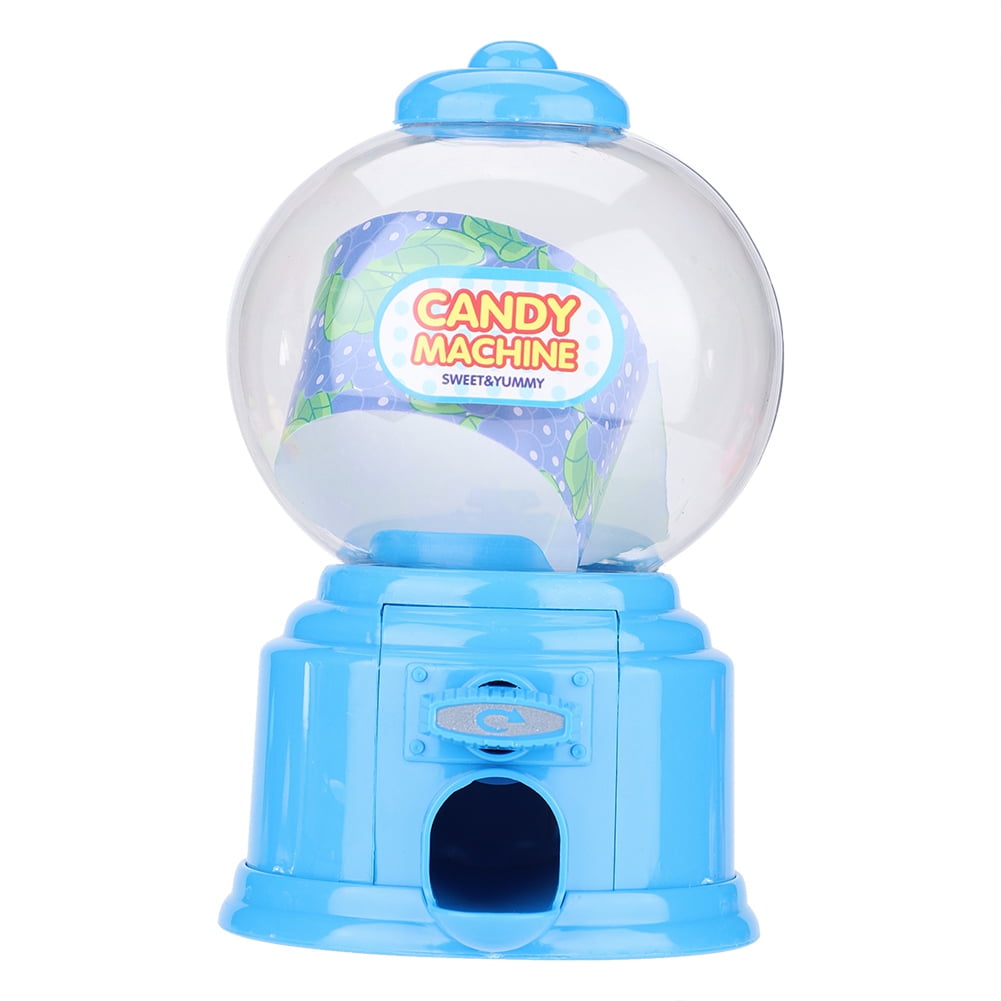 Mini Portable Gumball Dispenser for Kids, Plastic Candy Machine for Children, Perfect Gift for