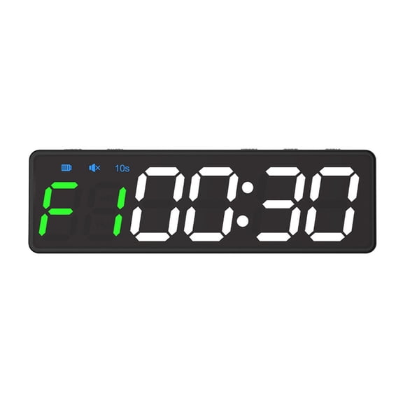 Mini Portable Gym Timer Magnetic LED Interval Timer Fitness Timer Clock USB Recharable Fitness Timer For Gym Home Gara ,Multi-Functional